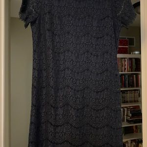 Lulu’s Navy Lace Dress - Simple, Conservative, Covering